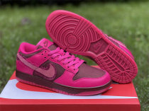 Authentic Nike Dunk Low Team Red/Pink Prime