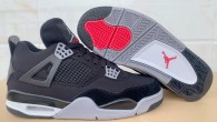 Perfect  Air Jordan 4 “Black Canvas”