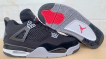Perfect  Air Jordan 4 “Black Canvas”