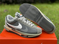 Authentic Sacai x Nike Cortez Grey/White