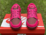 Authentic Nike Dunk Low Team Red/Pink Prime