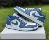 Authentic Air Jordan 1 Low GS “Marina Blue”