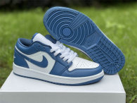 Authentic Air Jordan 1 Low GS “Marina Blue”