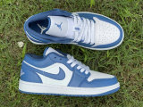 Authentic Air Jordan 1 Low GS “Marina Blue”
