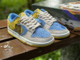 Authentic Nike Dunk Low Orchid/Yellow