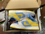 Authentic Nike Dunk Low Orchid/Yellow