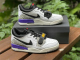 Authentic Air Jordan Legacy 312 Low White/Purple/Black