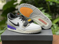 Authentic Air Jordan Legacy 312 Low White/Purple/Black