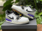 Authentic Air Jordan Legacy 312 Low White/Purple/Black