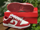 Authentic Nike Dunk Low Gym Red/White