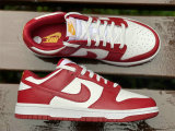 Authentic Nike Dunk Low Gym Red/White