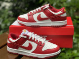 Authentic Nike Dunk Low Gym Red/White