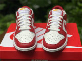 Authentic Nike Dunk Low Gym Red/White