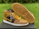 Authentic Air Jordan 1 Mid Golden Yellow