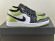 Authentic Air Jordan 1 Low “Vivid Green Snakeskin”