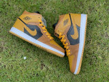 Authentic Air Jordan 1 Mid Golden Yellow