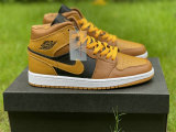 Authentic Air Jordan 1 Mid Golden Yellow