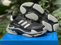 Balenciaga Triple-S Sneakers Black/White