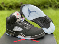 Authentic Air Jordan 5 Metallic Black