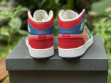 Authentic Air Jordan 1 Mid “Multi-Color”