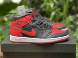 Authentic Air Jordan 1 Mid “Bred”