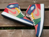 Authentic Air Jordan 1 Mid “Multi-Color”