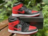 Authentic Air Jordan 1 Mid “Bred”