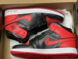 Authentic Air Jordan 1 Mid “Bred”