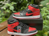 Authentic Air Jordan 1 Mid “Bred”