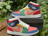 Authentic Air Jordan 1 Mid “Multi-Color”