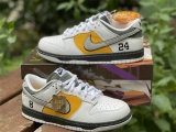 Authentic Nike Dunk Low White/Yellow