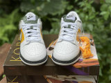 Authentic Nike Dunk Low White/Yellow