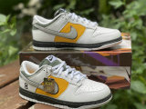 Authentic Nike Dunk Low White/Yellow
