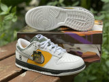 Authentic Nike Dunk Low White/Yellow