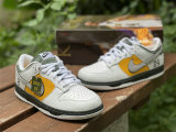 Authentic Nike Dunk Low White/Yellow