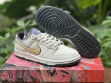 Authentic Nike Dunk Low White/Violet/Blanc