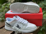 Authentic Nike Dunk Low Reteo GRY-FG/LT  CRMSN-BL CHLL-PINK FM