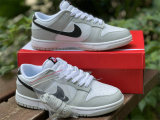 Authentic Nike Dunk Low Reteo GRY-FG/LT  CRMSN-BL CHLL-PINK FM