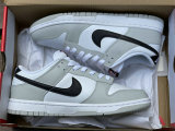 Authentic Nike Dunk Low Reteo GRY-FG/LT  CRMSN-BL CHLL-PINK FM