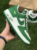 Authentic LV X Nike Air Force 1 White/Green