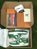Authentic LV X Nike Air Force 1 White/Green
