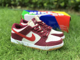 Authentic Skate Like a Girl x Nike SB Dunk Low Summit White/Barely Rose-University Red