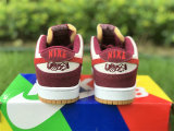Authentic Skate Like a Girl x Nike SB Dunk Low Summit White/Barely Rose-University Red
