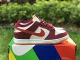 Authentic Skate Like a Girl x Nike SB Dunk Low Summit White/Barely Rose-University Red