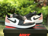 Authentic Air Jordan 1 Low OG “Bleached Coral” GS