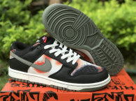 Authentic Nike Dunk Low Red/Grey/Black/White