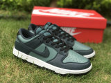Authentic Nike Dunk Low Green/Black/White