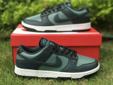 Authentic Nike Dunk Low Green/Black/White