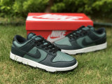 Authentic Nike Dunk Low Green/Black/White