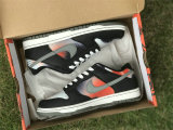 Authentic Nike Dunk Low Red/Grey/Black/White